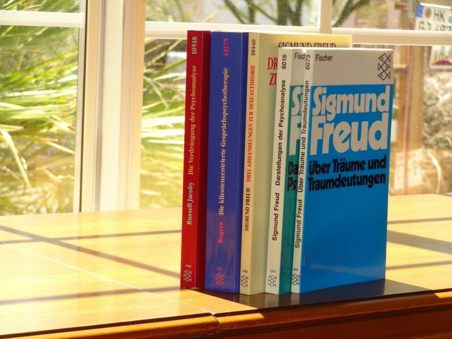 German Book Lot PB Psychoanalysis Sigmund Freud Carl Rogers Therapy Jacoby