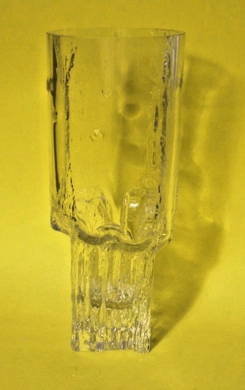 VINTAGE RARE IITTALA Tapio Wirkkala Finland MINERVA Glass 8