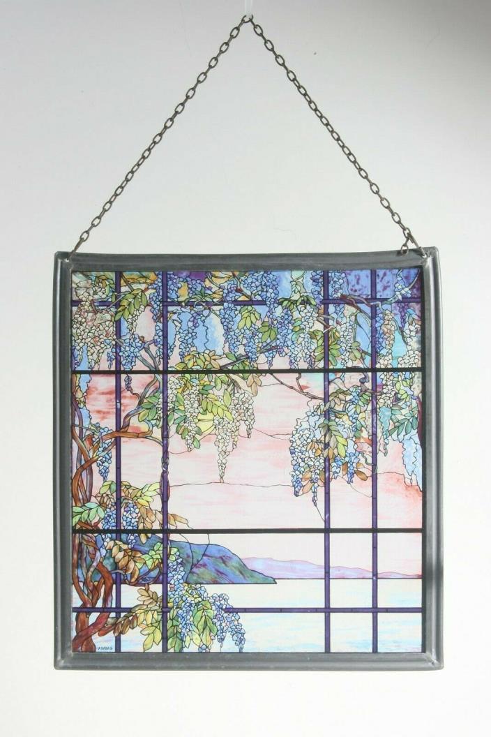 Lead Framed Stained glass Window Hanging Ocean View
