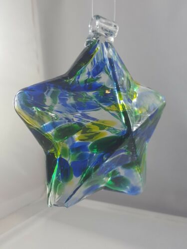 Kitras Wishing Star Art Glass Oceania by Kitras Art Glass BROKEN CORNER