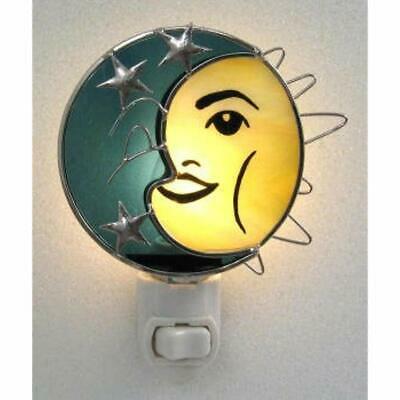 Stained Glass Sun Moon Night Light Standard Base - Other Products