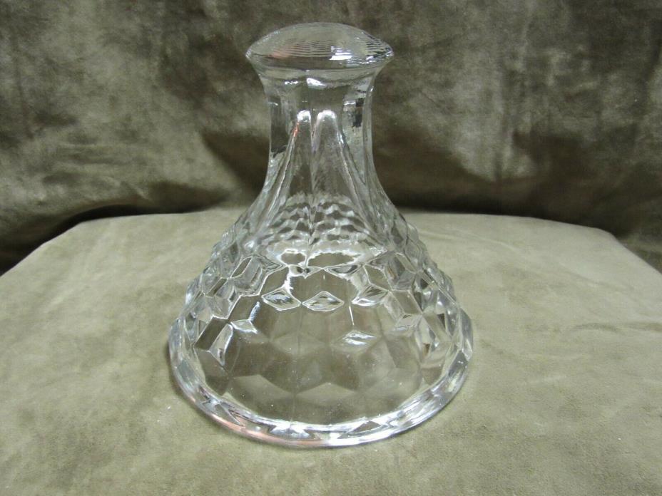 Vintage Clear color Geometirc Cube Design Glass Hat Stand Holder for Small Size