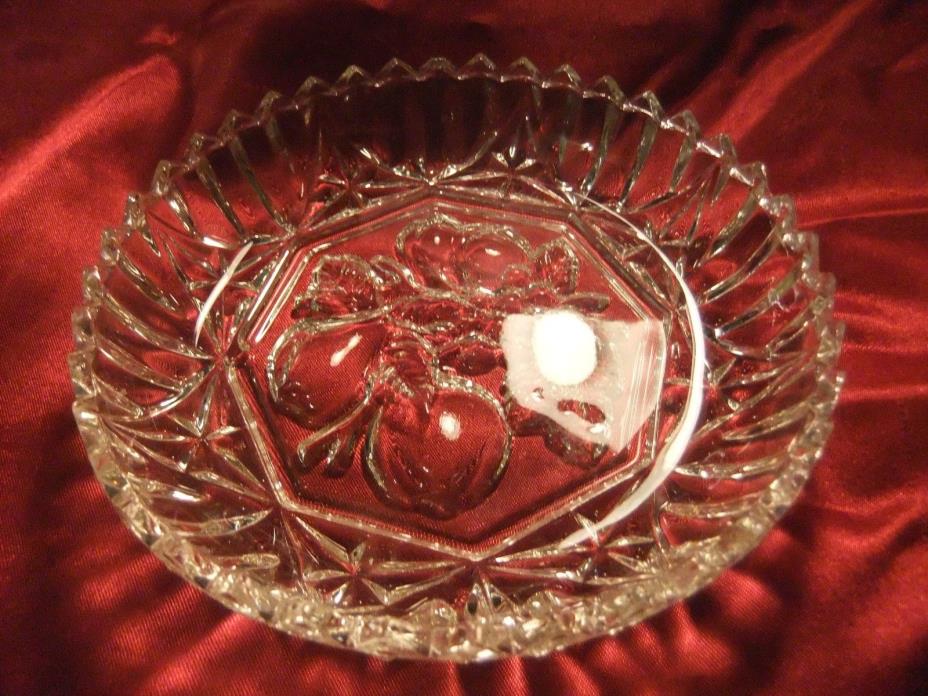 PIONEER Pattern by Federal Glass 5.25” BOWL berry/nappy fruit embossed