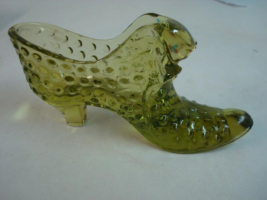 Beautiful Green Hobnail Cat Boot, 2 3/4