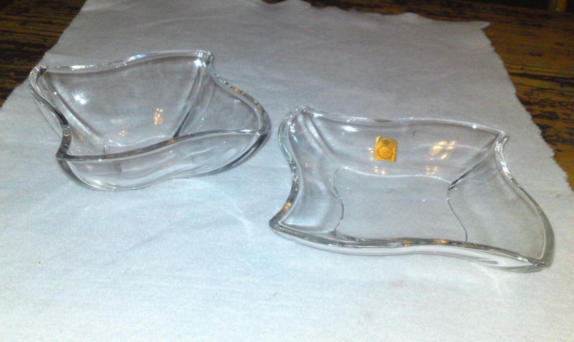 Two Bleikristall Candy Dishes - Made in Germany