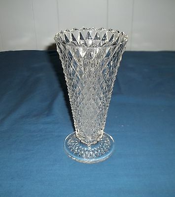 Indiana Glass - Diamond Point Clear 8