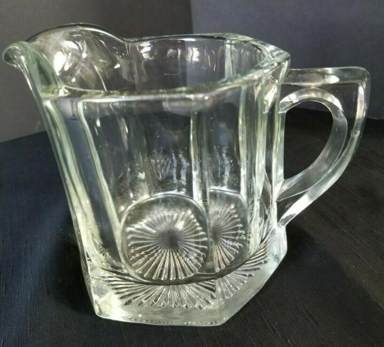 Pre-Owned Vintage Crystal Glass Small Pitcher