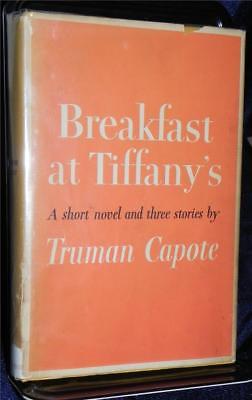 Breakfast at Tiffany's by Truman Capote 1st/1st 1958 with Dust Jacket