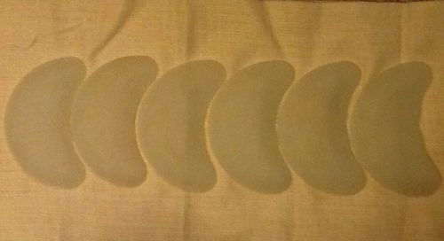 6 Avon Opalescent Frosted Satin Glass Flower Crescent Shape Plates Lot
