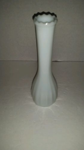 Vintage Milk glass wedding vase