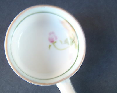 (2) Mayonnaise Ladle -  Pink Flower - Gold on Handle