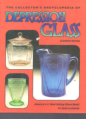11TH EDITION DEPRESSION GLASS IDENTIFICATION & VALUE GUIDE-FLORENCE-HARDBACK