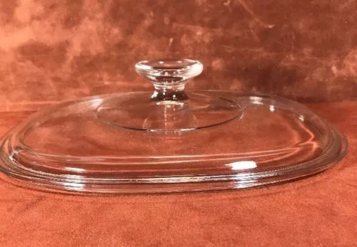 PYREX Glass Replacement Clear Oval F-12-C Lid 9 3/4
