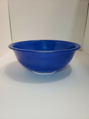 bf Pyrex Blue Mixing Nesting Bowl 2.5L 325 Clear Glass Bottom Ovenware