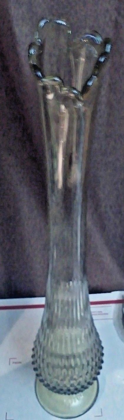 Vintage Viking Glass Stretch Vase, Large