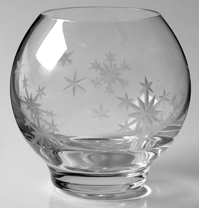 Marquis by Waterford Crystal Winterfest Etched Snowflake Candle Votive Holder