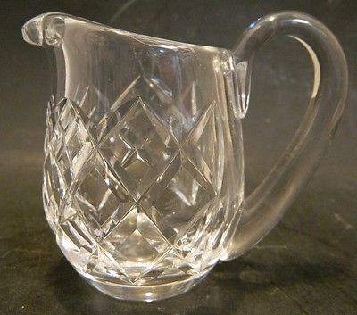 Vintage Signed Waterford Crystal Creamer 3.13