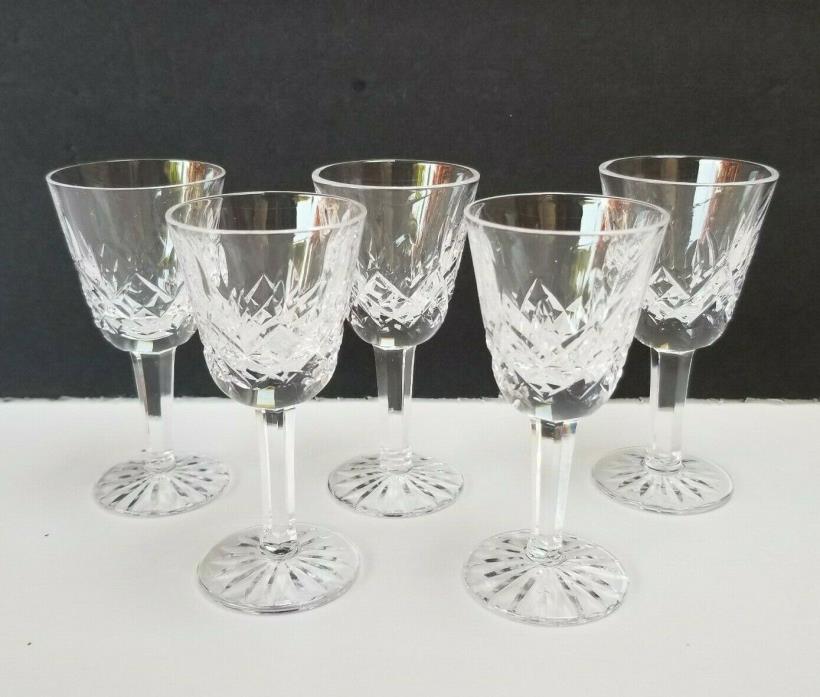 Lot Of 5 Waterford Crystal LISMORE 3.5