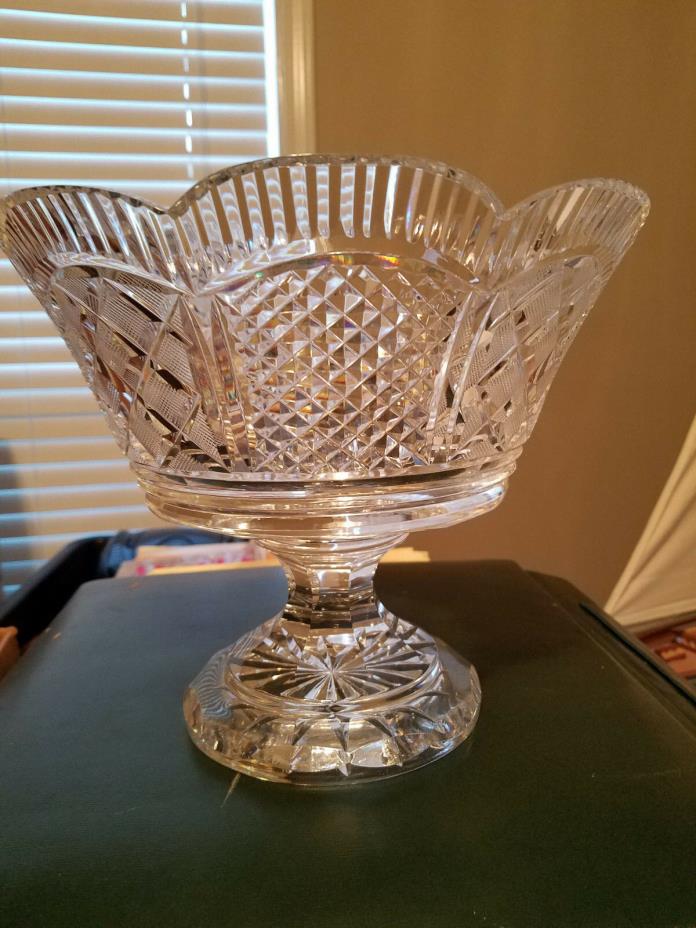 Waterford Crystal Scalloped Centerpiece Bowl