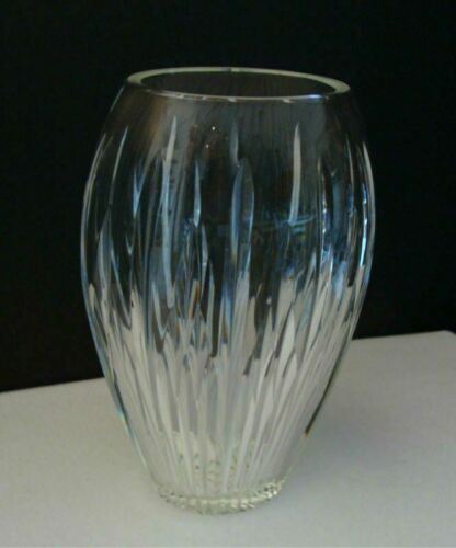 STUNNING WATERFORD CRYSTAL LARGE CLASSIC CONTEMPORARY STYLE VASE**WOW!!