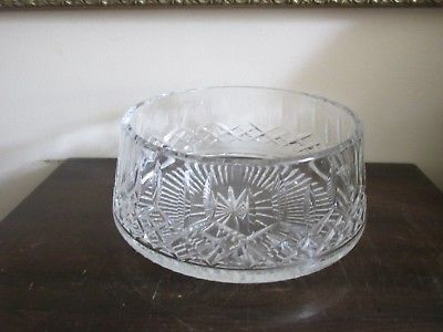 Waterford  Lismore Crystal Round Bowl Vase