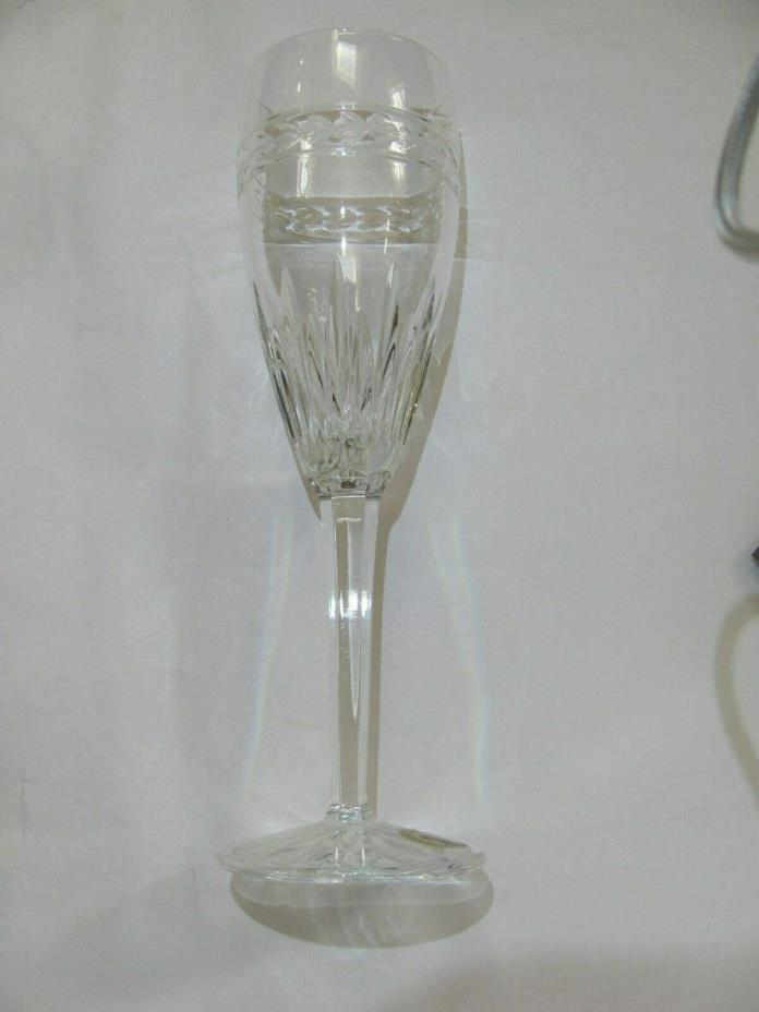 Waterford Laurel Crystal Champagne Flute Made in Hungary NIB