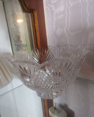 Waterford Crystal Aran Salad / Serving Bowl Excellent condition 30 day warranty