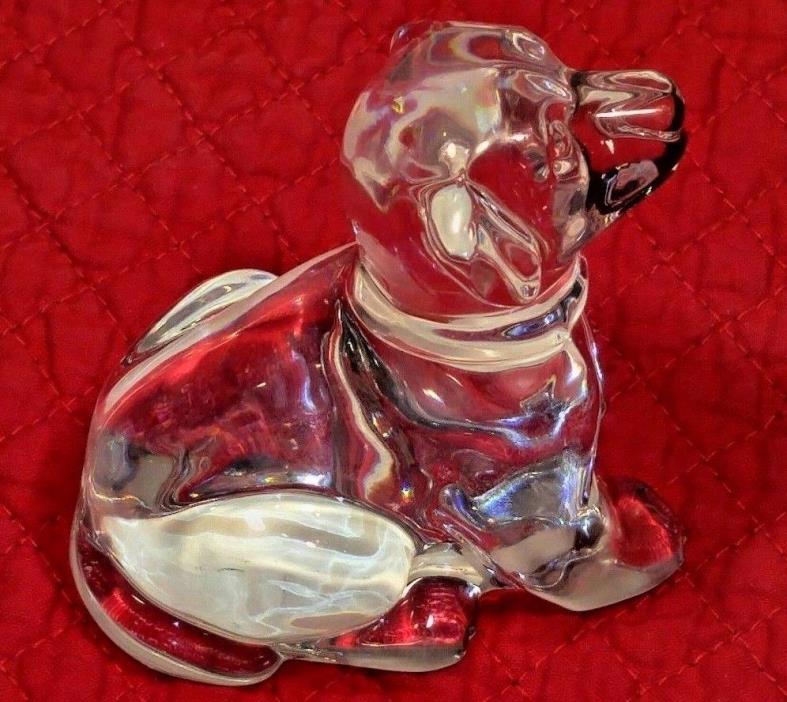 Waterford Crystal Young Labrador Retriever Made in Ireland 3 inch Mint