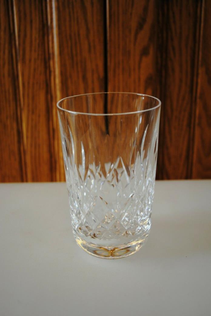 Vtg Lismore Waterford Crystal 10 oz FLAT TUMBLER glass old mark