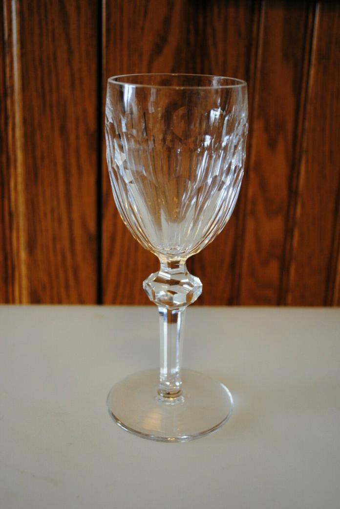 Vtg Curraghmore Waterford Crystal WHITE WINE glasses old mark 12 Available