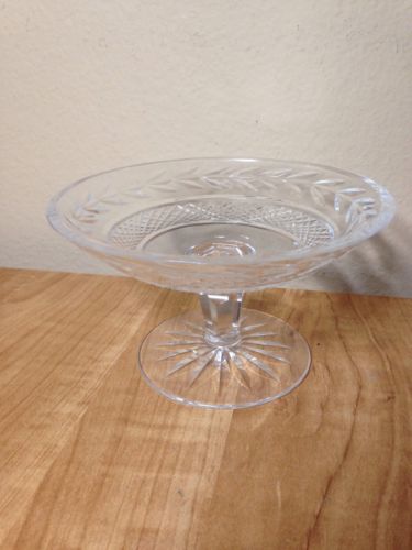Waterford Crystal Glandore Compote Footed Candy Dish 3.5'' H