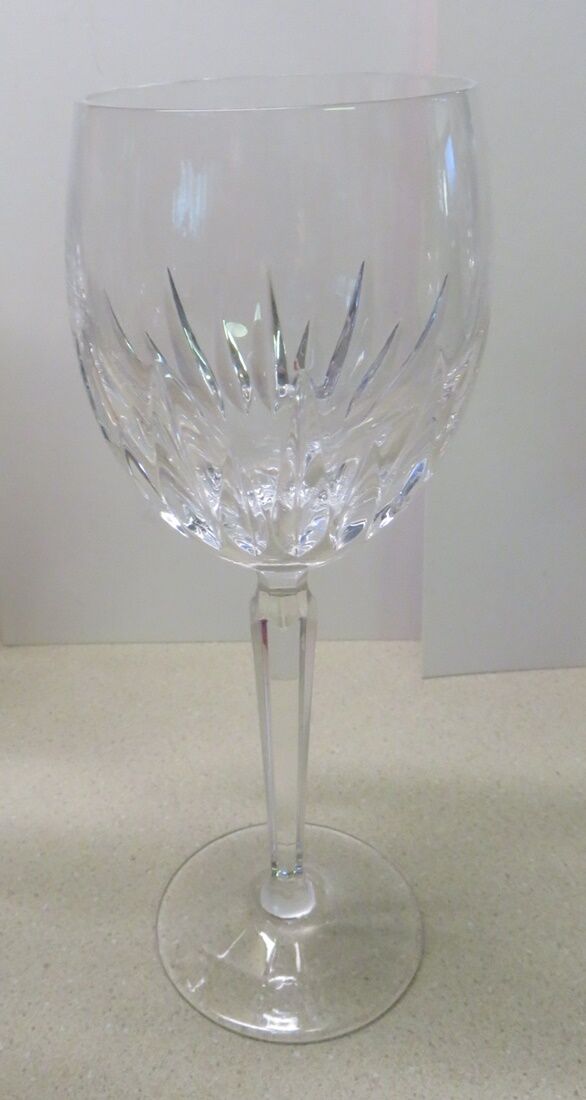 Waterford Crystal Stemware Vertical Cuts Faceted Stem 8.5 inch