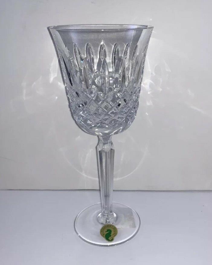 Waterford KELSEY Lead Crystal Wine Glass Blown Glass New (Without Box) 7 3/4”