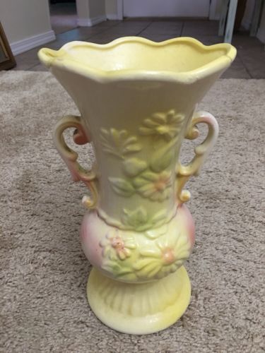USA Pottery 2 Handled Vase 10 3/4”tall