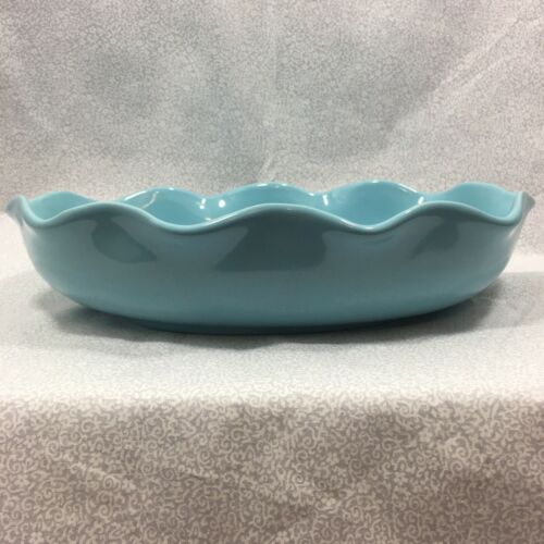 Abingdon Pottery Centerpiece Console Bowl, Blue