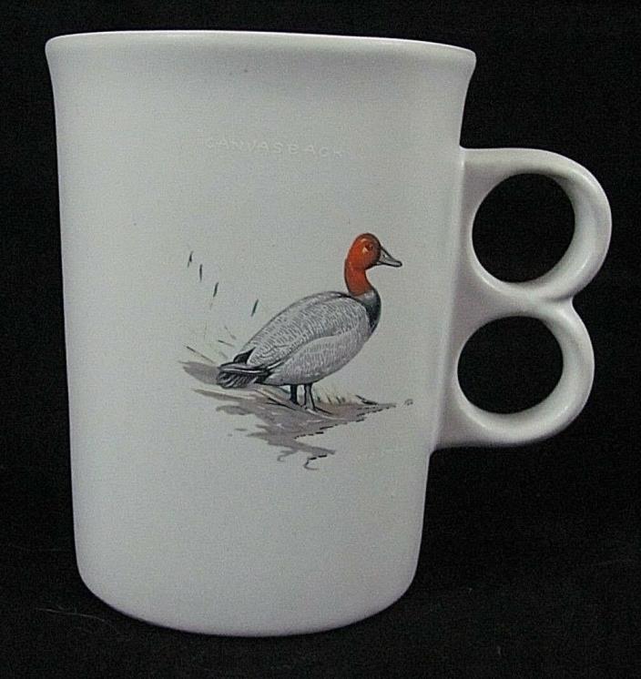 Bennington Pottery Coffee Cup Mug Waterfowl Canvasback Bennington Vermont