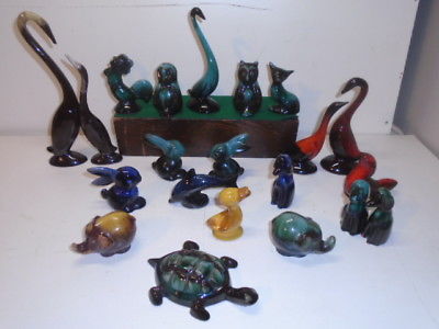 BMP  BLUE MOUNTAIN  & CANADIAN POTTERY   MINI  ZOO  7bmp FACTORY 1RSTS