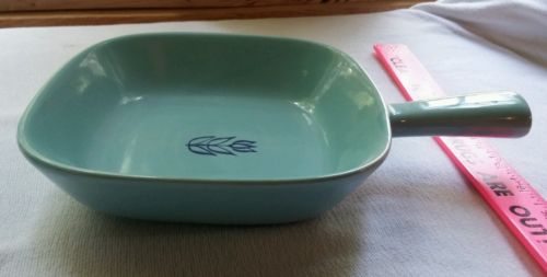 Cronin Blue Tulip oven bake made in the USA pottery