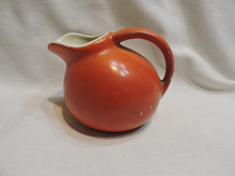 Vintage Orange USA #1 Pottery 3