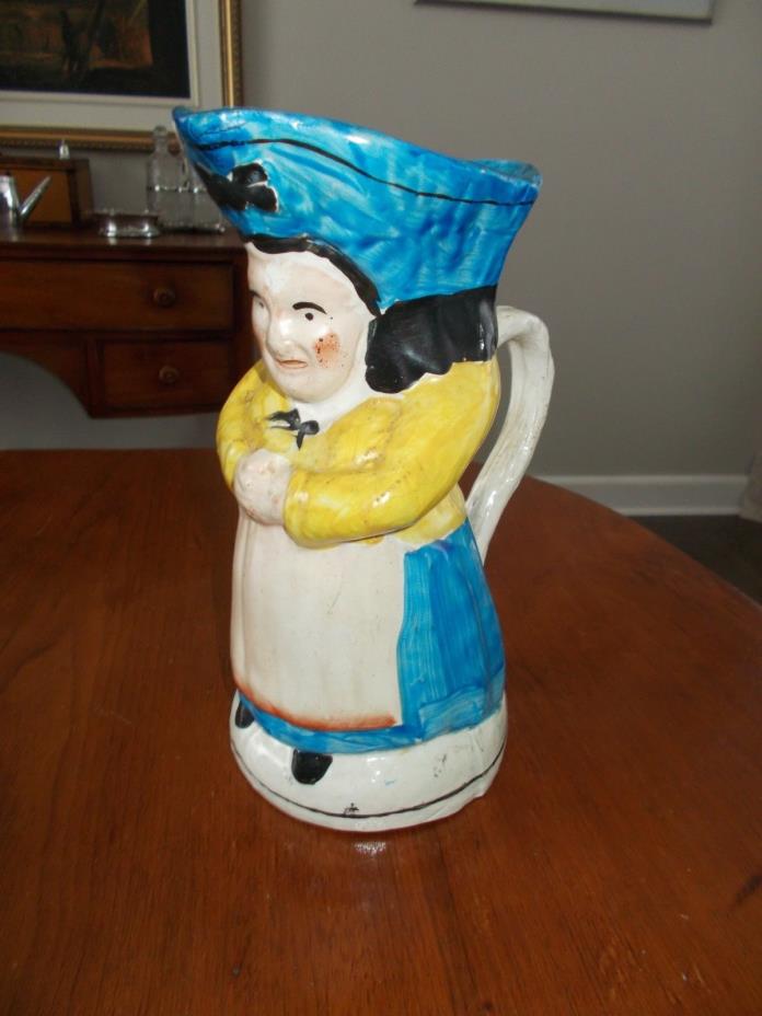 Superb Female Toby Jug--9 1/2