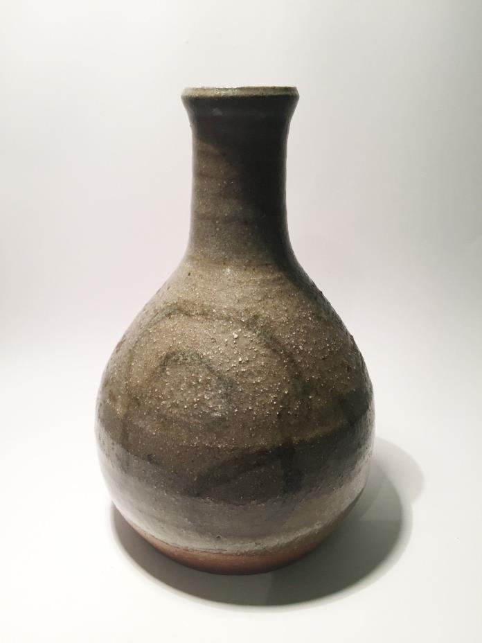 EDOUARD BASTARACHE QUEBEC POTTERY VASE CANADA