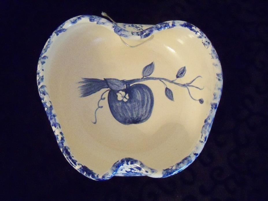 Apple Shaped Pottery Bowl / Hand Made
