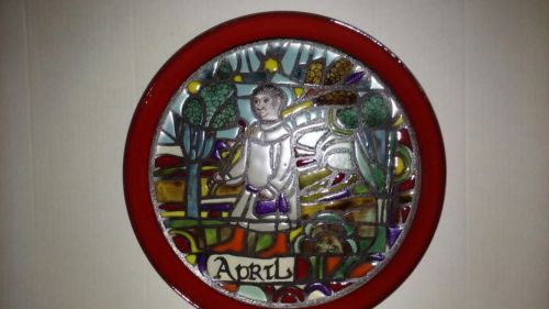 Poole Pottery Medieval Calendar Series - April