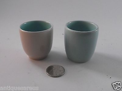 2 VINTAGE EGG CUPS POOLE AND ?