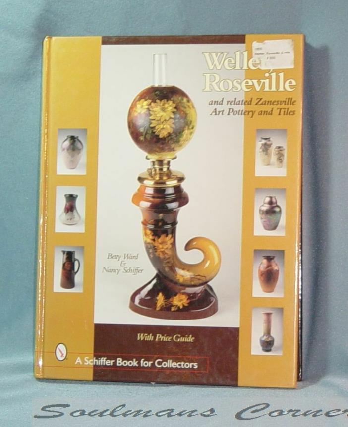 Research Reference Book Weller Roseville Art Pottery *OBO* and FREE SHIPPING!!