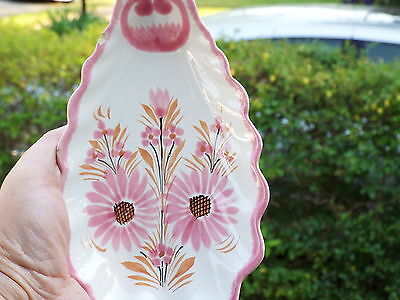 Vintage HB Henriot Quimper French Faience Dish Tray F.289 D.289 size 7.25
