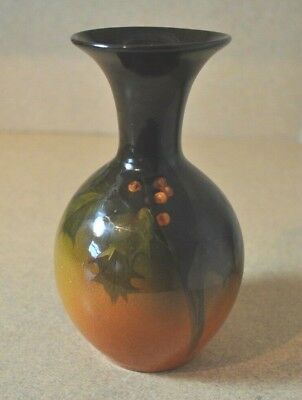 1905 Rookwood Vase ~ Berries & Holly Leaves Motif *NEW LOWER PRICE