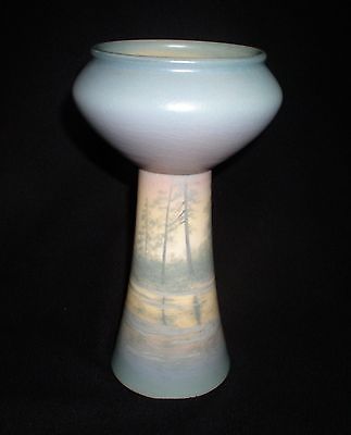 Rookwood Pottery Scenic Vellum 12” Vase by K. Shirayamadani, 1915 - MAGNIFICENT!