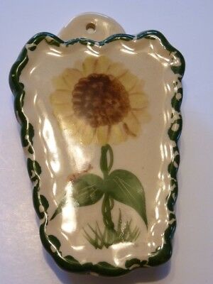 1997 Alpine Pottery Roseville Ohio Wall Vase Sconce