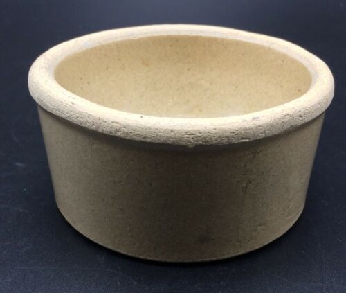 Vtg Roseville RRP Pottery Crock Bowl Dish Small Beige Tan #346 USA  3.75x2